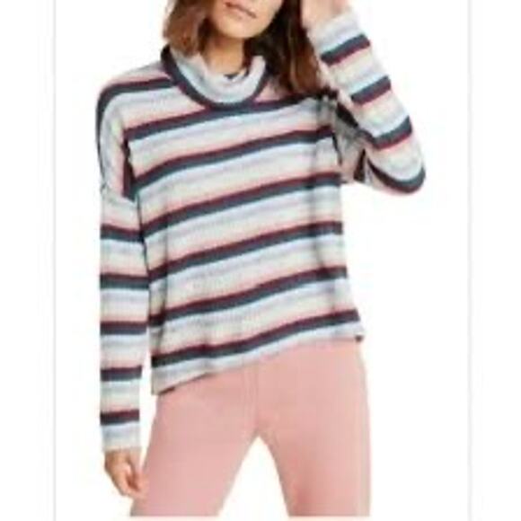 Saturday Sunday Anthropologie XS‎ Pippa Hacci Striped Top Striped Turtleneck - Picture 10 of 10